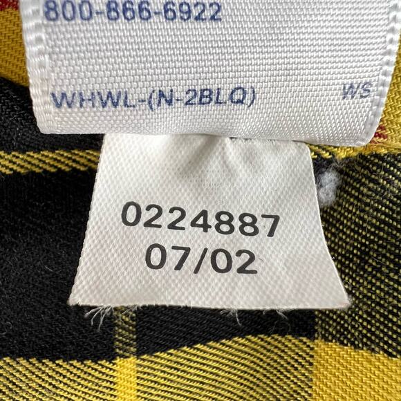 VTG Tommy Hilfiger Quilted Vest Women"s Size XL Black With Yellow Plaid Lining - Picture 9 of 13